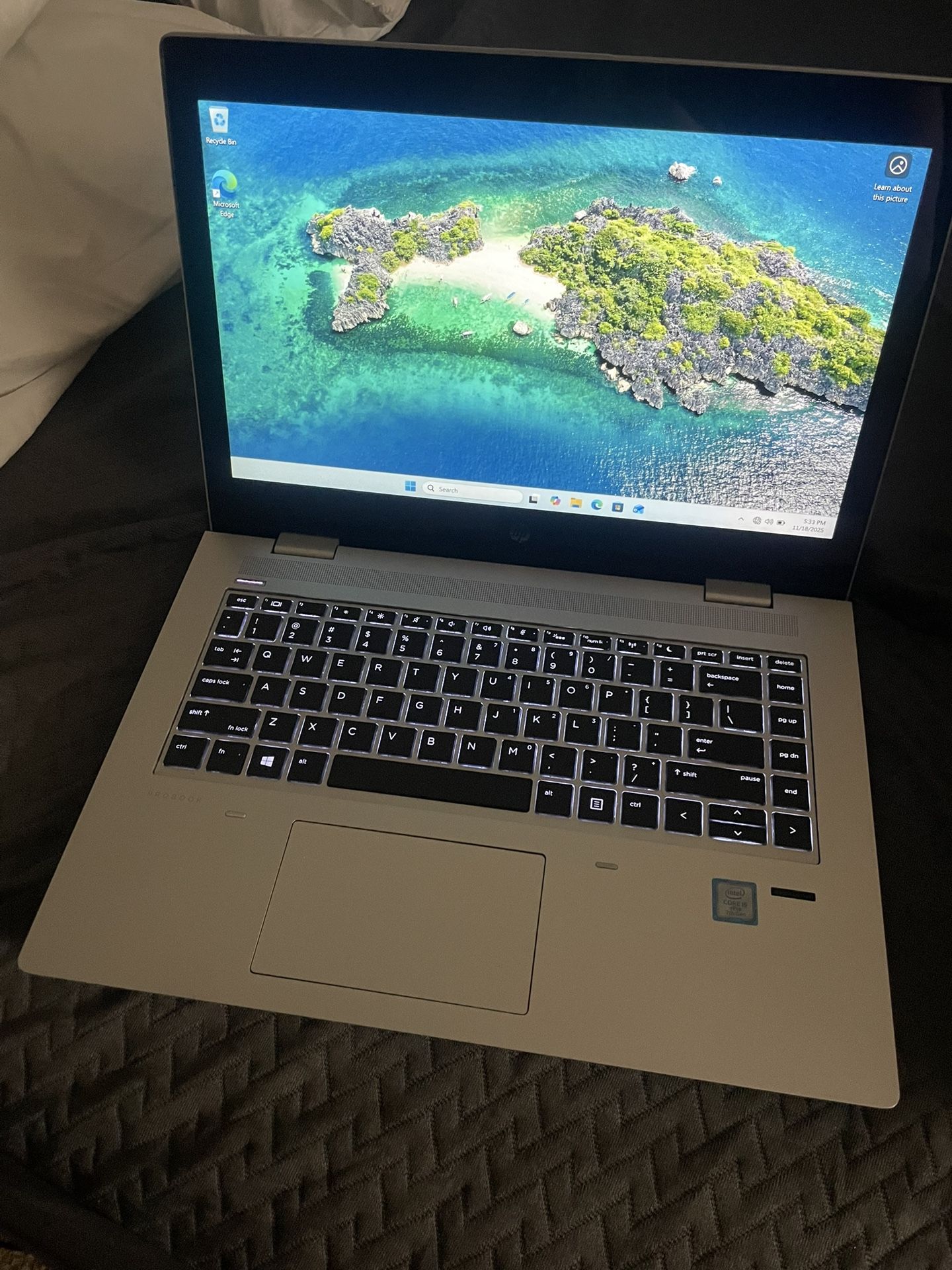 HP Probook - 16gb Memory - i7 Processor - Windows 11 - Laptop computer