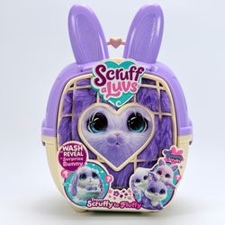 Scruff A Luvs Bunny Scruffs PURPLE Plush Wash To Reveal A Surprise Bunny 1 Kit