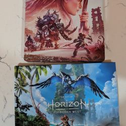 Horizon Forbidden West Steelbook for PS4/PS5 and Art Book. - NO GAME