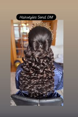 Curling.🥌 Iron.hairstyles.