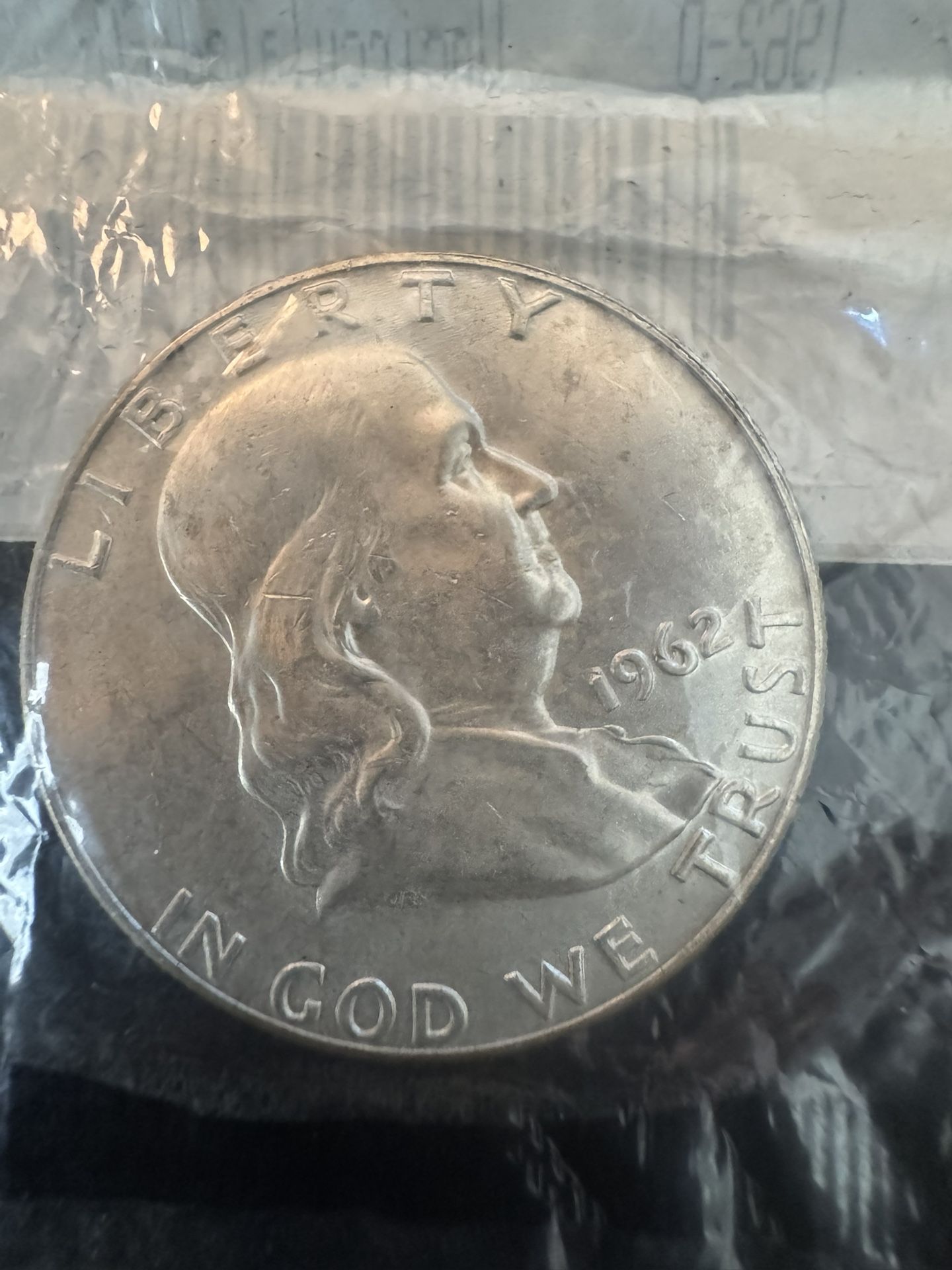 Silver coin “Franklin Half Dollar” 