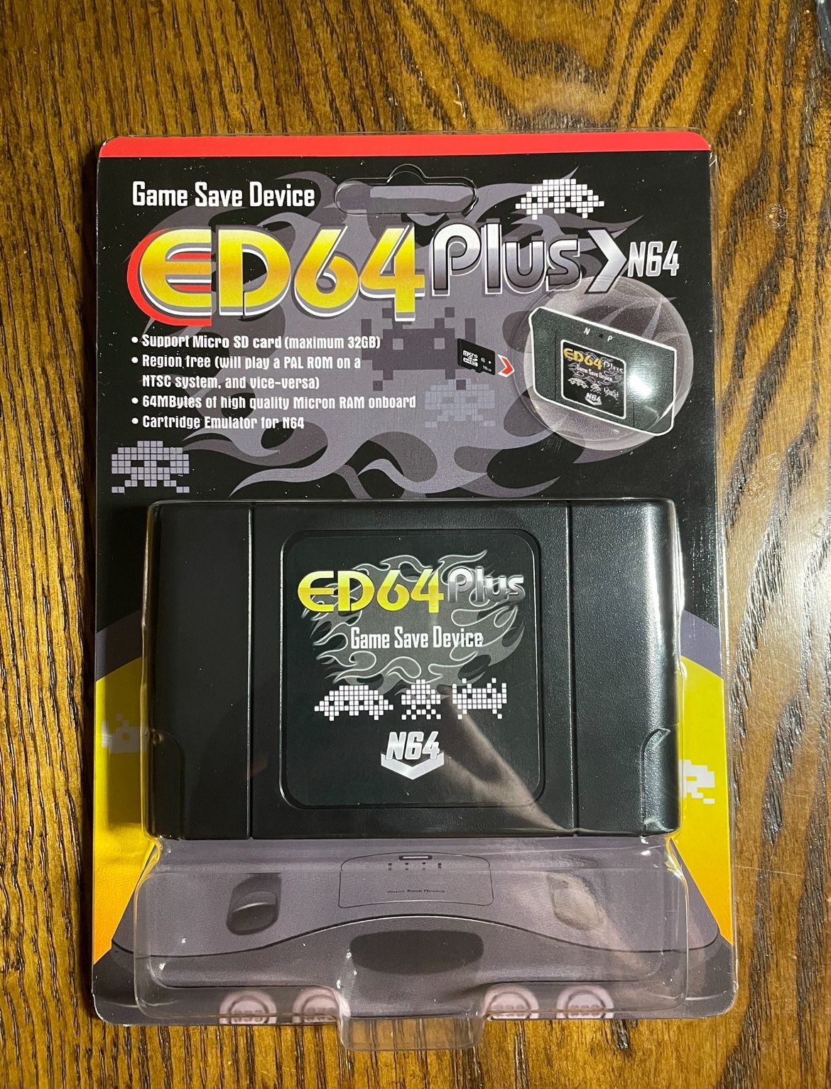 ED64 Plus Save Game Device Flash Cart - 64 Bit Retro 340 in 1
