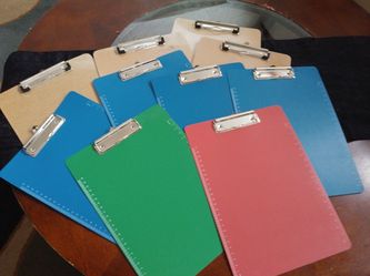 10 Assorted Clipboards