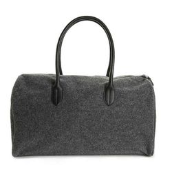 Grey Felt Duffle Bag Brand New