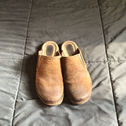 Bjorn Leather Mule Slides 