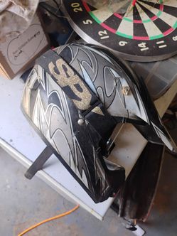 Kids dirt bike helmet with spy goggles