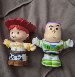Fisher Price Little People toy story Buzz Lightyear & Jessie Cowgirl