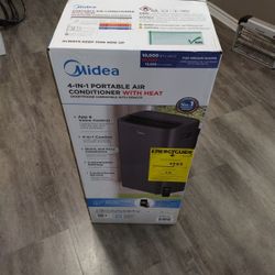 Midea SMART Portable A/C w/heat 10,000 BTU 450SF NEW IN BOX
