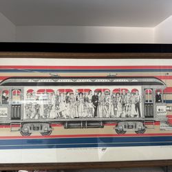 Indiana 75 Years Public Service Print 
