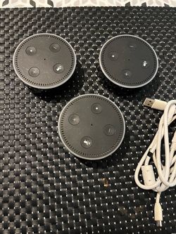 3 Amazon Echo Dots Alexa’s