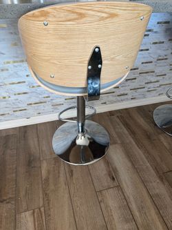 Modern PU Leather Upholstered Bar Chairs