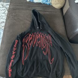 Revenge Hoodie- OG Black And Red