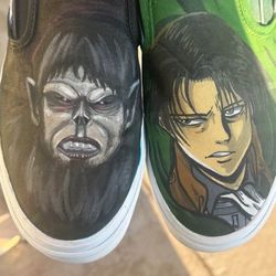 Custom Attack On Titan Vans 