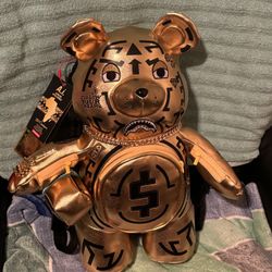 A.I.8 AFRICAN INTELLIGENCE PATH TO THE FUTURE II MEDIUM MONEYBEAR TEDDYBEAR BACKPACK
