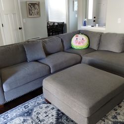Sofa With Ottoman For Sale