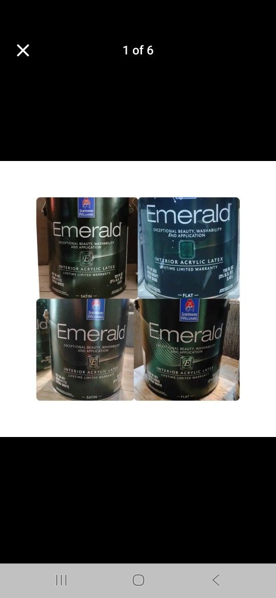 New Emerald Interior Paint - See Description