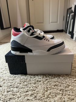 Jordan 3 Retro Fire Red Denim