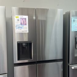 Refrigerator Stainless Steel 36” New Open Box Scratch And Dents Free Delivery 