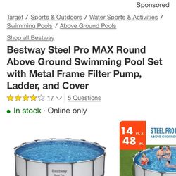 Steel Pro Max Above Ground Pool