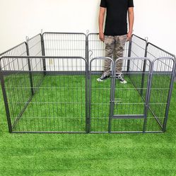 (New) $100 Heavy-Duty Dog Pet Playpen 8-Panels X (32” Tall X 32” Wide)
