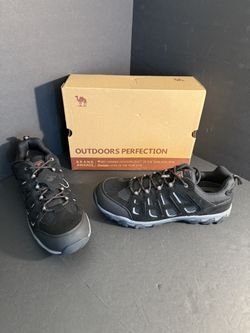 Camel Crown Men’s Hiking/Work Boots Black Size 12 