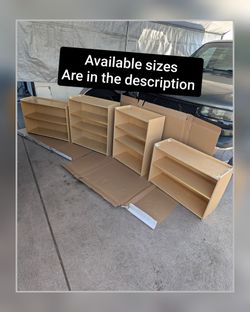 New wall cabinets! No doors!