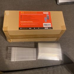 64 Clear Plastic Protectors