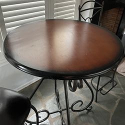 Cafe Tall Table And Chairs
