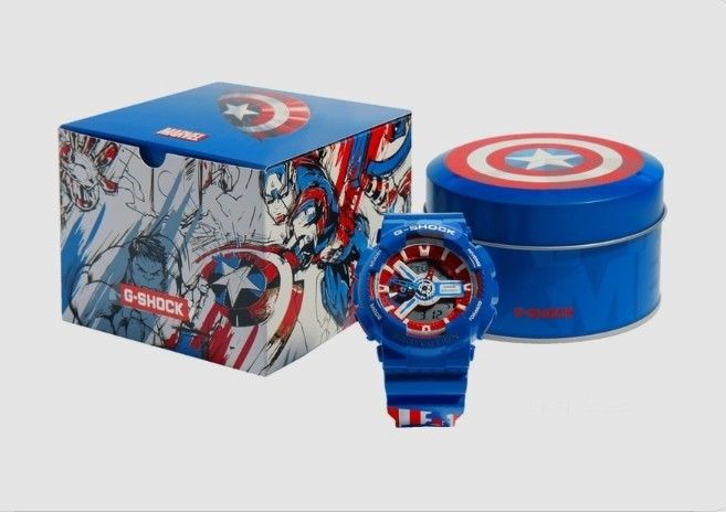 Captain America G Shock Watch 