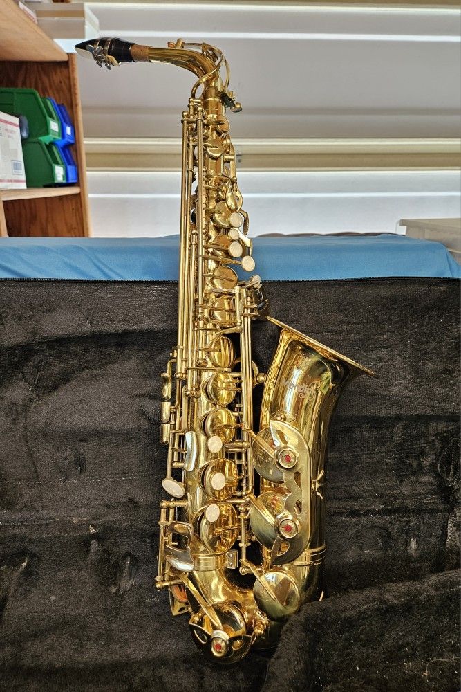 MENDINI ALTO SAXOPHONE WITH PADDED CASE