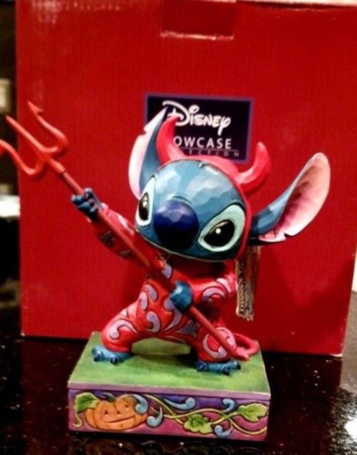 Jim Shore Disney Halloween Devil Stitch 