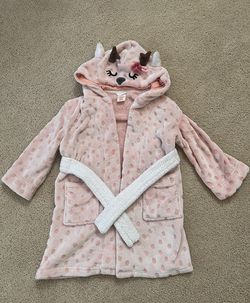 Girls Fleece Robe Size 4/5