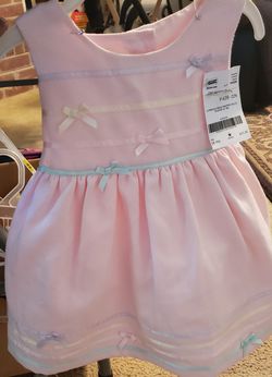 LaPrincess Pink Baby Girls Dress Sz 18 months NEW