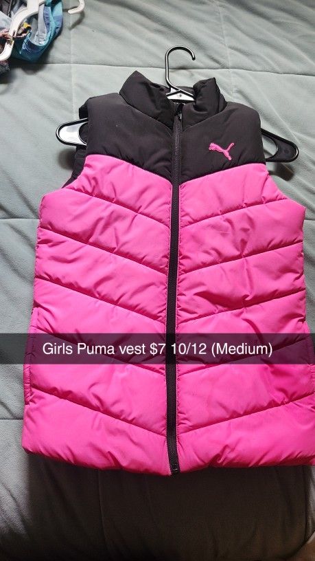Girls Puma Vest Size 10/12