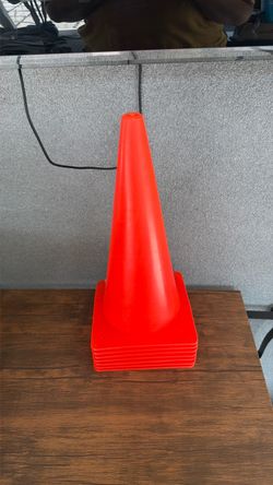 15” orange cones