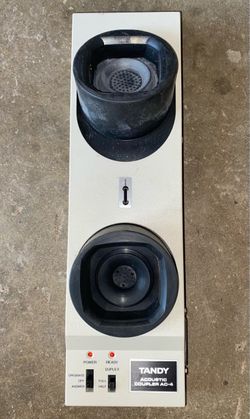 RARE tandy telephone acoustic coupler ac-4 UNTESTED (READ DESC)