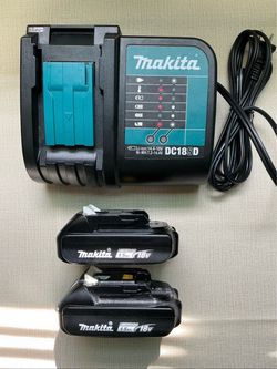Makita. 18V LXT Lithium Ion (2) 1.5Ah Starter Kit.