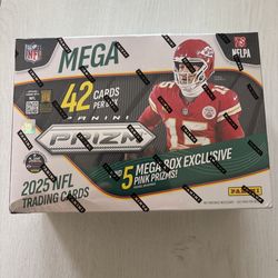 2025 panini Prizm football mega box nfl sports cards