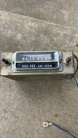 Vintage Duo-Vox am 15VW  car radio