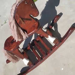 Wooden Rocking Horse