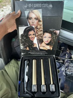 Professional 3-in-1 Detachable Wand curler
