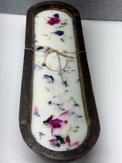 Kirkton House Salted Orchid & Driftwood 32 Oz Rustic Wood 10 Wick Candle