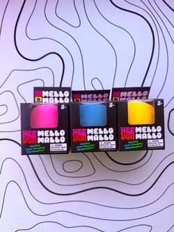 Needoh Mello Mallo Bundle (Pink, Blue and Yellow)