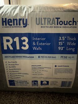 Henry Ultra touch Free denim insulation