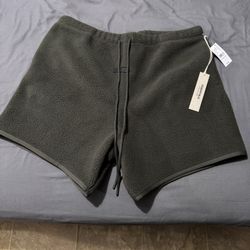 Mens Fear Of God Essentials Polar Fleece Short Sz XXL