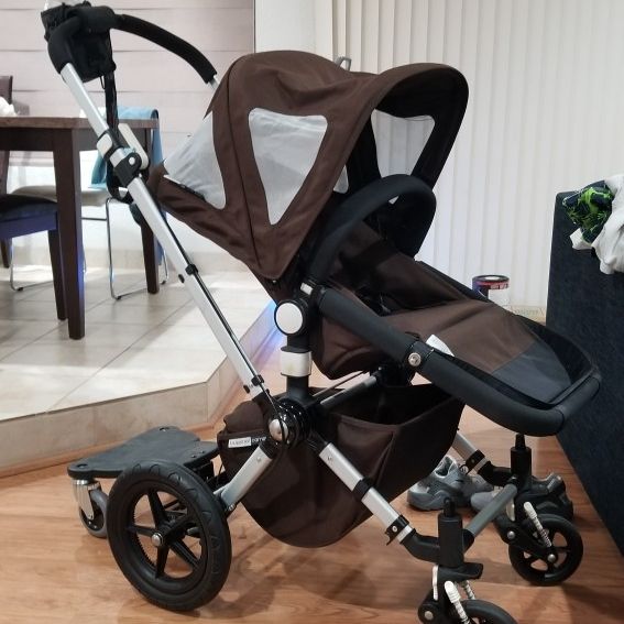 kočík bugaboo Donkey 6 Double Stroller Black/Cocoa Brown-Cocoa Brown lasting colors with fewer Color:039 Mystic Pearl Shad Abu Garcia - Round po-tnf1eqcl2603-425
