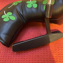 Ping Putter(ping Par 4 /Black/New Head Cover And Grip)35”Right Hand