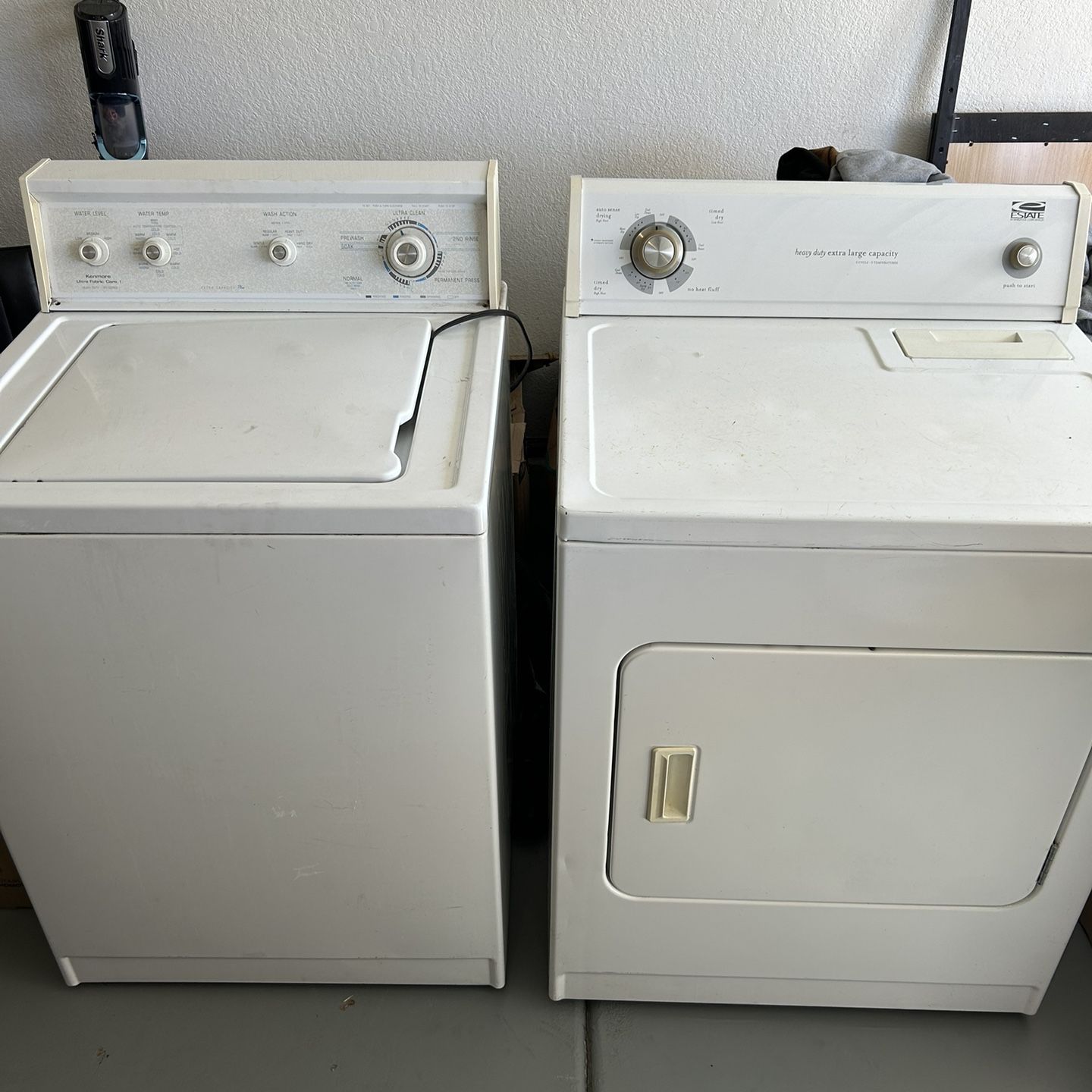 Kenmore Washer & Dryer Set $300