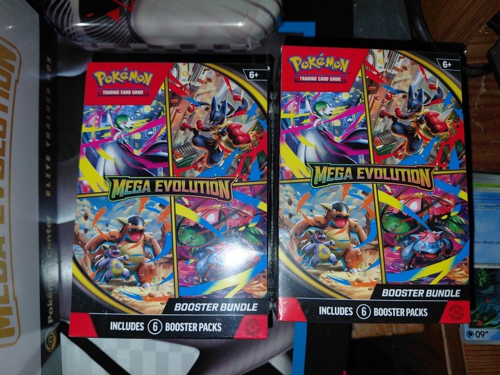 5 Mega Evolutions Booster Bundles Nee Sealed Pokemon Tcg