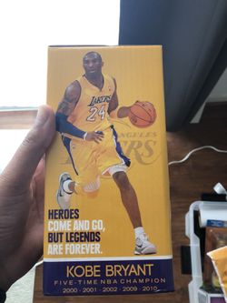 Kobe Bryant #24 Retirement Bobble Head Staples Center #8 NBA Lakers